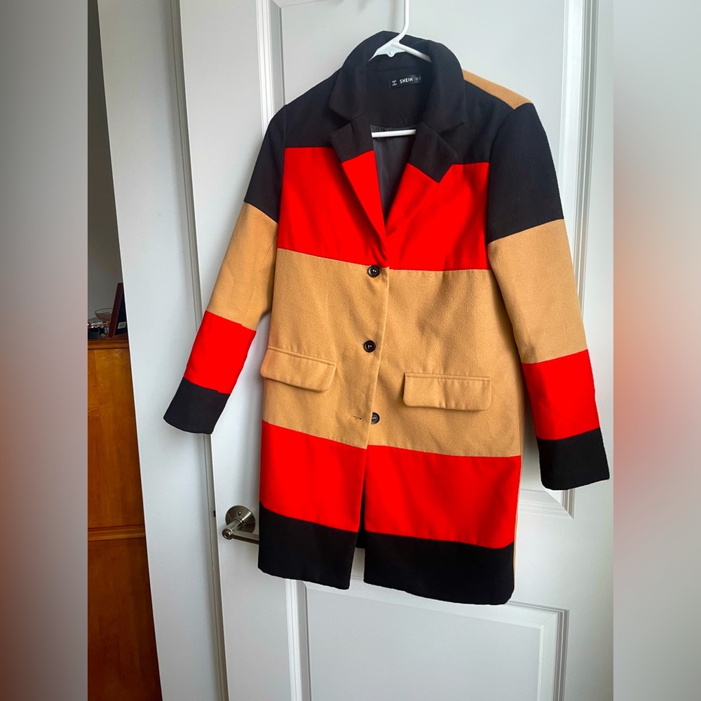 SHEIN Color Block Jacket